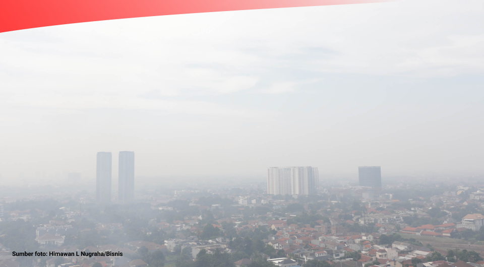 Polusi Udara Depok Tertinggi di Indonesia Siang Ini, 24 Agust 23